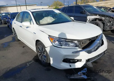 2017 Honda Accord Hybrid Ex-L из США, поврежденный, VIN JHMCR6F51HC031789
